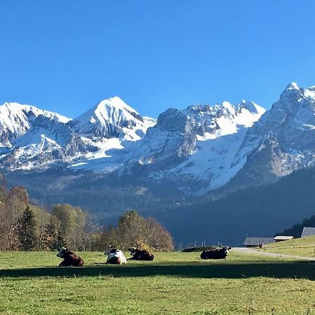 Bel Appartement Avec Vue Exceptionnelle Le Grand-Bornand Dış mekan fotoğraf