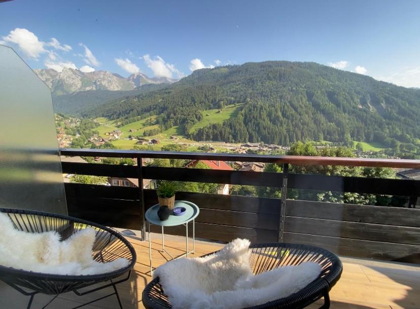 Bel Appartement Avec Vue Exceptionnelle Le Grand-Bornand Dış mekan fotoğraf