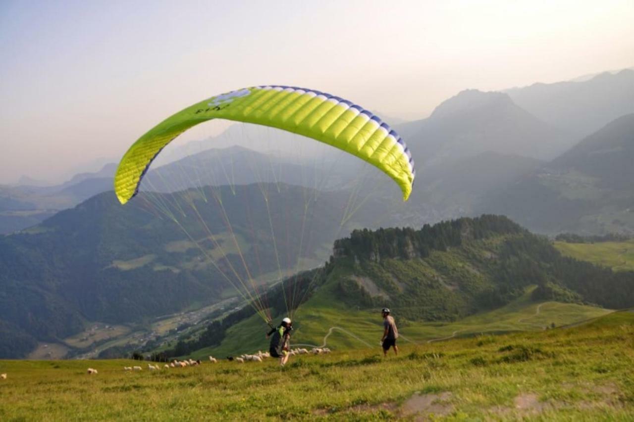 Bel Appartement Avec Vue Exceptionnelle Le Grand-Bornand Dış mekan fotoğraf